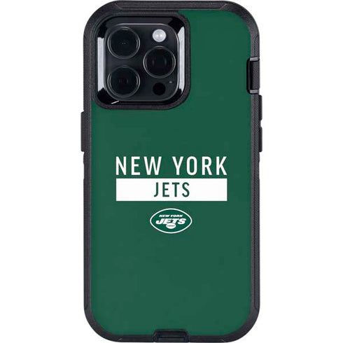 NFL New York Jets Green Performance Series Otterbox Defender iPhone Skin