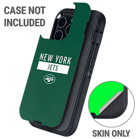 NFL New York Jets Green Performance Series Otterbox Defender iPhone Skin