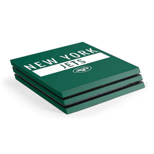 NFL New York Jets Green Performance Series PS4 Pro Console Skin