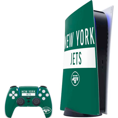 NFL New York Jets Green Performance Series PS5 Digital Edition Bundle Skin