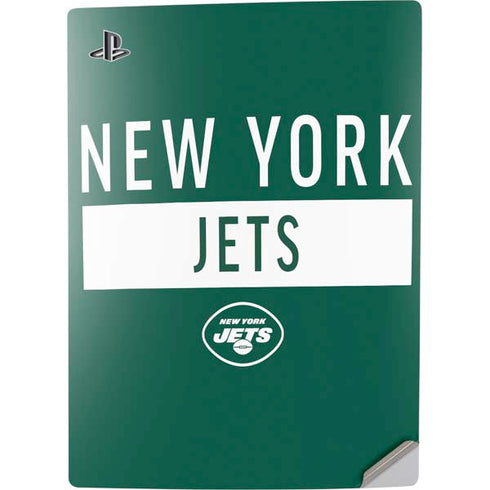 NFL New York Jets Green Performance Series PS5 Digital Edition Console Skin
