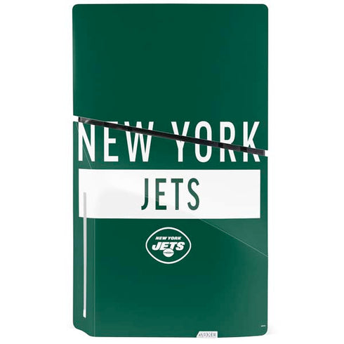 NFL New York Jets Green Performance Series PS5 Slim Disk Bundle Skin