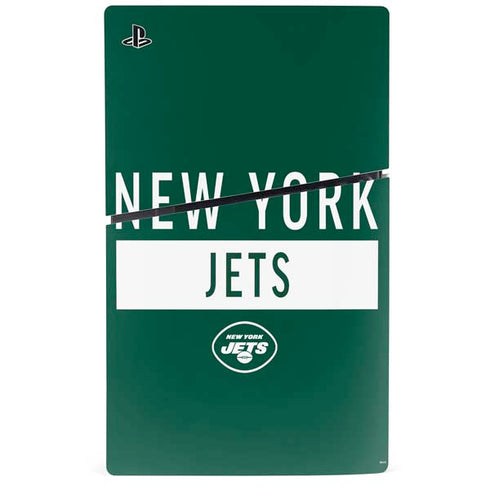 NFL New York Jets Green Performance Series PS5 Slim Digital Edition Bundle Skin