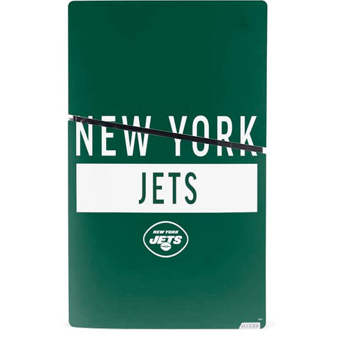 NFL New York Jets Green Performance Series PS5 Slim Digital Edition Bundle Skin