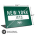 NFL New York Jets Green Performance Series Universal Laptop 14in (11.4 x 8.2in) Skin