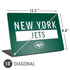 NFL New York Jets Green Performance Series Universal Laptop 15in (12.2 x 8.8in) Skin
