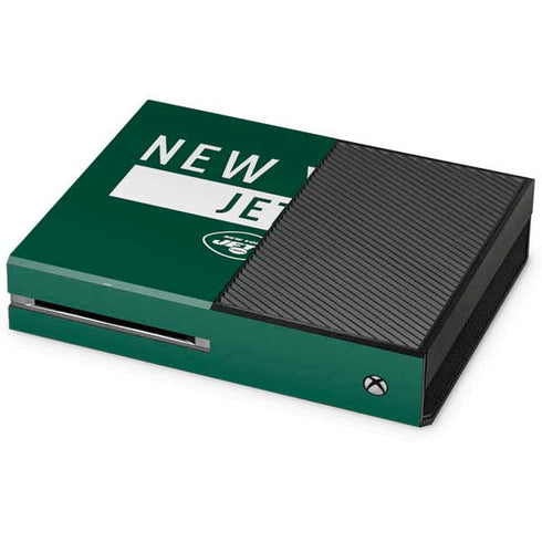 NFL New York Jets Green Performance Series Xbox One Console Skin