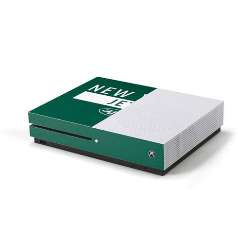NFL New York Jets Green Performance Series Xbox One S Console Skin
