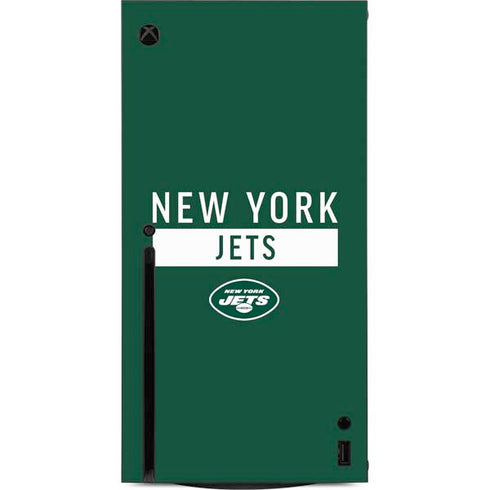 NFL New York Jets Green Performance Series Xbox Series X Console Skin