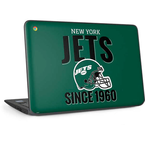 NFL New York Jets Helmet HP Chromebook Skin