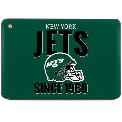 NFL New York Jets Helmet HP Chromebook Skin