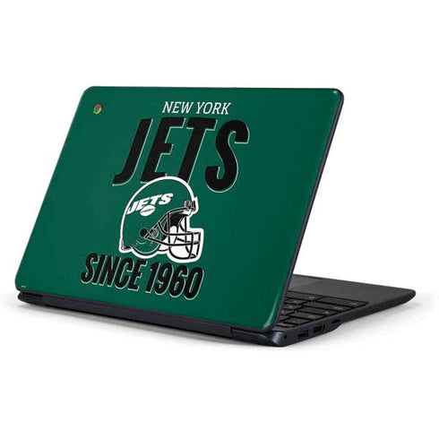 NFL New York Jets Helmet Samsung Chromebook Skin