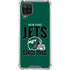 NFL New York Jets Helmet Galaxy A12 Clear Case