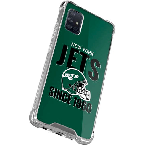 NFL New York Jets Helmet Galaxy A51 5G Clear Case