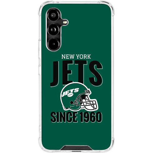 NFL New York Jets Helmet Galaxy A54 5G Clear Case