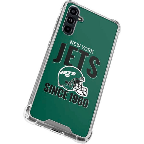 NFL New York Jets Helmet Galaxy A54 5G Clear Case