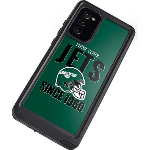 NFL New York Jets Helmet Galaxy Note20 5G Waterproof Case