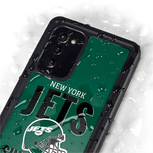 NFL New York Jets Helmet Galaxy Note20 5G Waterproof Case
