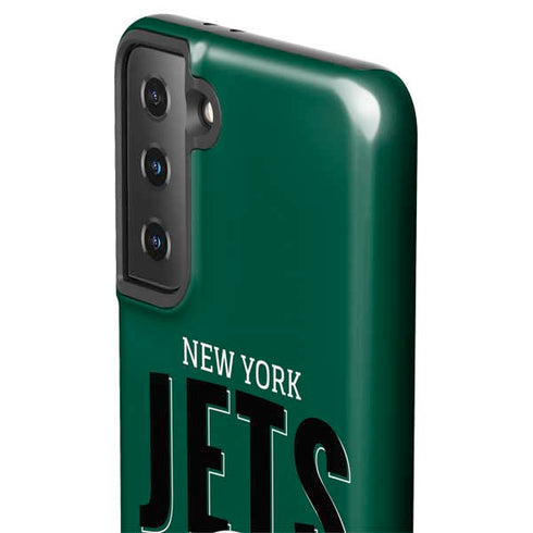 NFL New York Jets Helmet Galaxy S21 FE Pro Case