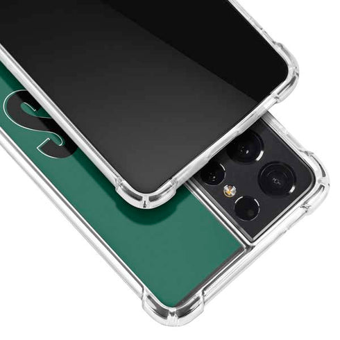 NFL New York Jets Helmet Galaxy S21 Ultra 5G Clear Case