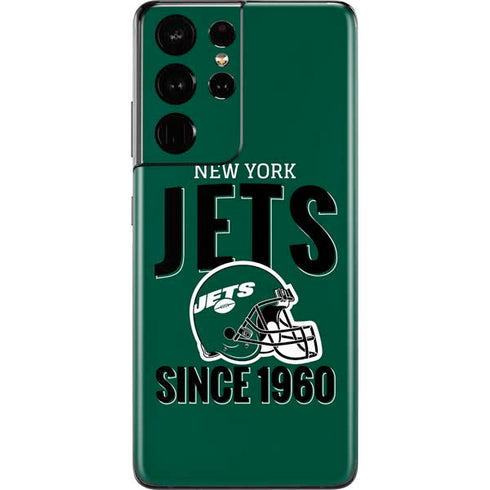 NFL New York Jets Helmet Galaxy S21 Ultra 5G Skin