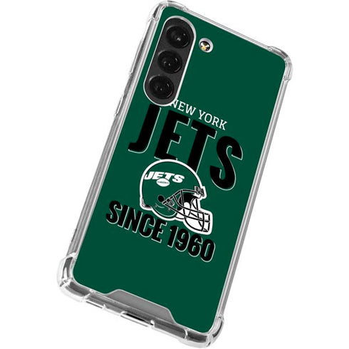 NFL New York Jets Helmet Galaxy S23 Clear Case