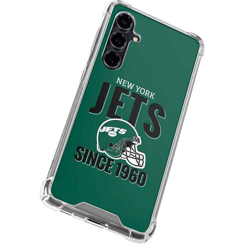 NFL New York Jets Helmet Galaxy S23 FE Clear Case