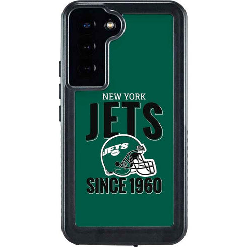 NFL New York Jets Helmet Galaxy S23 Plus Waterproof Case