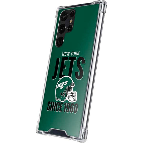NFL New York Jets Helmet Galaxy S24 Ultra Clear Case