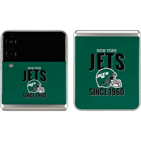 NFL New York Jets Helmet Galaxy Z Flip3 5G Skin
