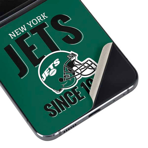 NFL New York Jets Helmet Galaxy Z Flip5 5G Skin
