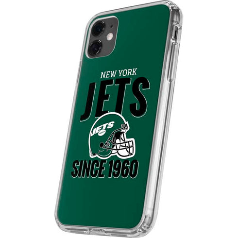 NFL New York Jets Helmet iPhone 11 Clear Case
