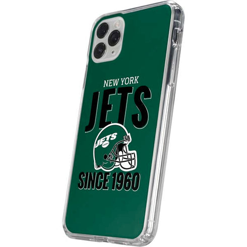 NFL New York Jets Helmet iPhone 11 Pro Clear Case