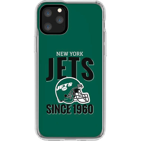 NFL New York Jets Helmet iPhone 11 Pro Clear Case