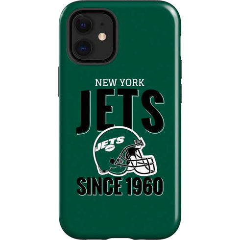NFL New York Jets Helmet iPhone 12 Mini Impact Case
