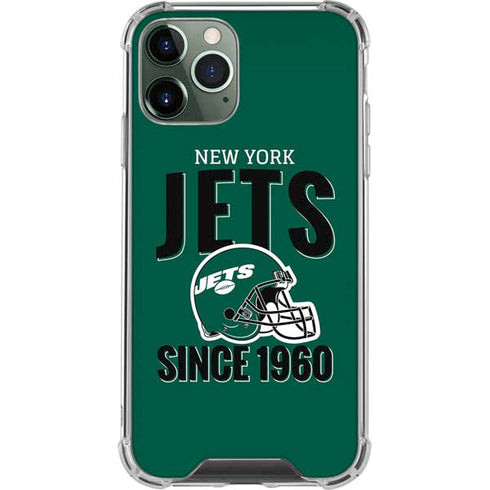 NFL New York Jets Helmet iPhone 12 Pro Clear Case