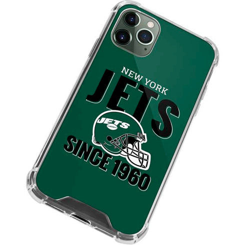 NFL New York Jets Helmet iPhone 12 Pro Clear Case