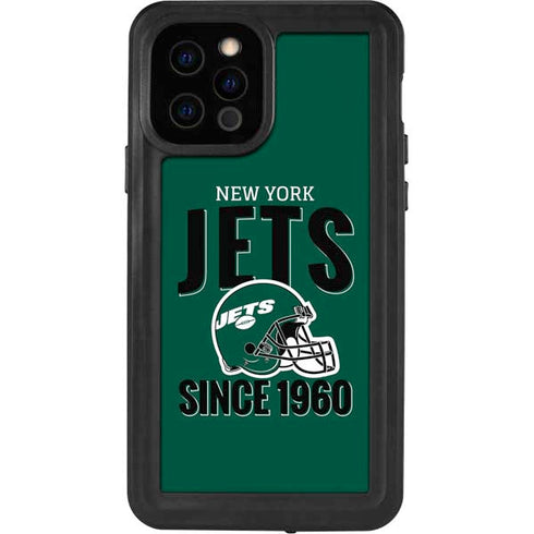 NFL New York Jets Helmet iPhone 12 Pro Waterproof Case