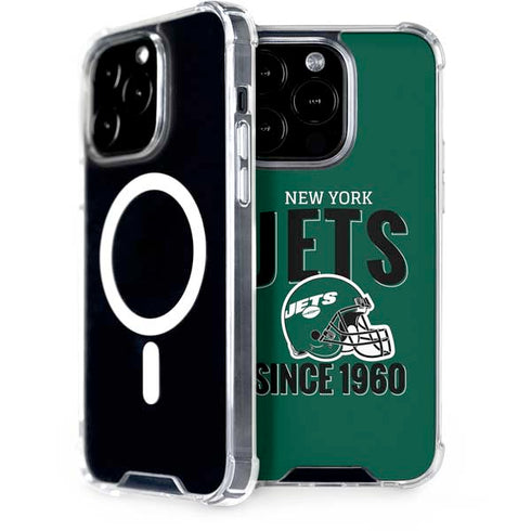 NFL New York Jets Helmet iPhone 13 Pro MagSafe Case
