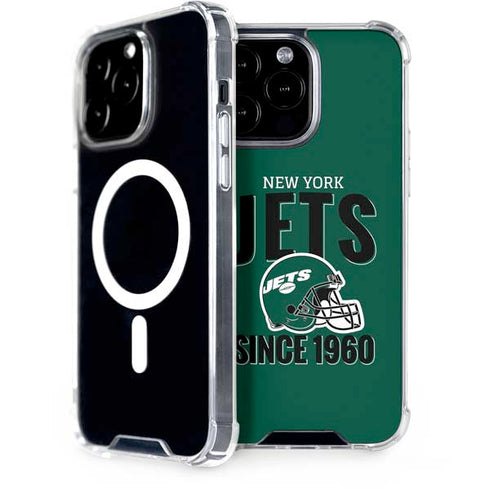 NFL New York Jets Helmet iPhone 13 Pro Max MagSafe Case