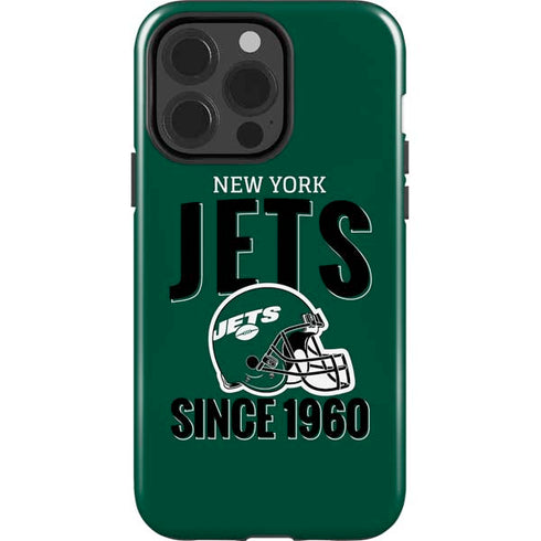 NFL New York Jets Helmet iPhone 15 Pro Impact Case