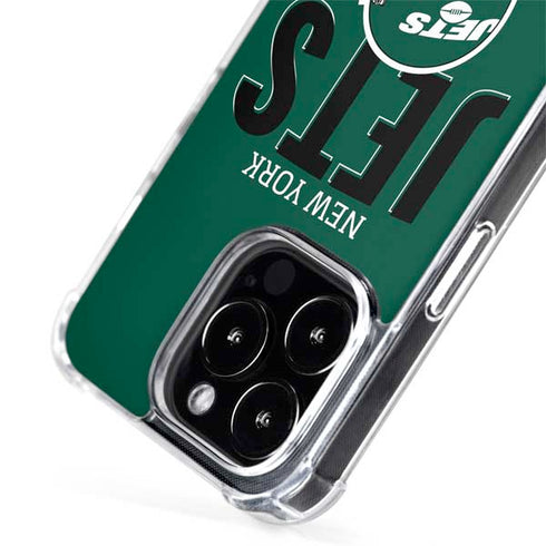 NFL New York Jets Helmet iPhone 14 Pro MagSafe Case