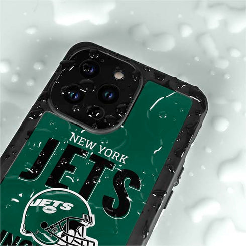 NFL New York Jets Helmet iPhone 14 Pro Max Waterproof Case