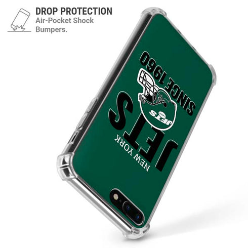 NFL New York Jets Helmet iPhone 7/8 Plus Clear Case
