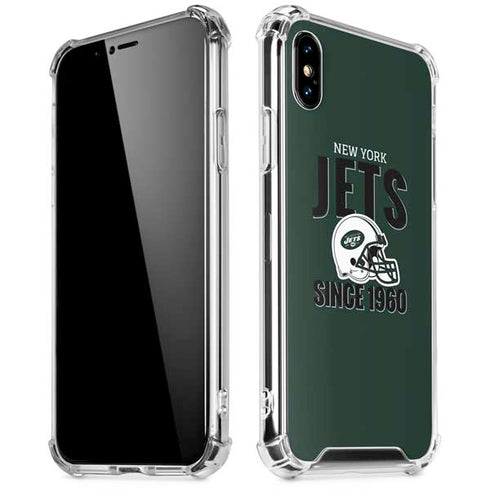NFL New York Jets Helmet iPhone X/XS Clear Case