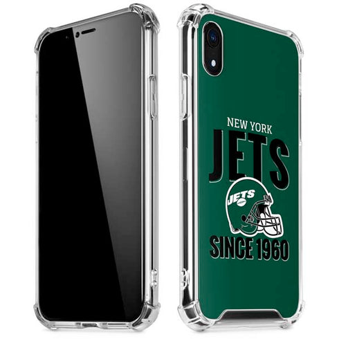 NFL New York Jets Helmet iPhone XR Clear Case