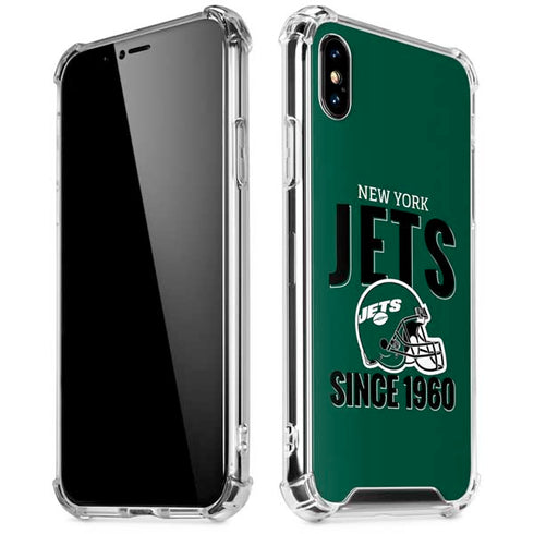 NFL New York Jets Helmet iPhone XS Max Clear Case