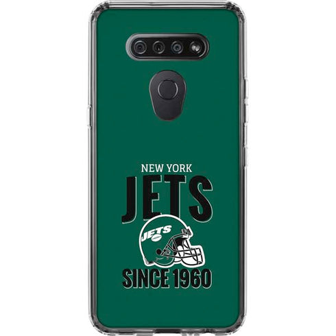 NFL New York Jets Helmet LG K51/Q51 Clear Case