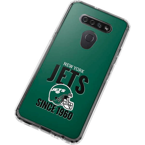 NFL New York Jets Helmet LG K51/Q51 Clear Case