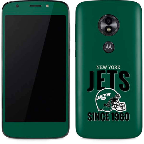 NFL New York Jets Helmet Moto E5 Play Skin